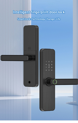 Glomarket Tuya Smart Door Lock Slaapkamer Huis Digitaal Biometrisch Vingerafdruk Intelligent Handle Elektronisch slot