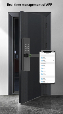 Glomarket Tuya Smart Door Lock Slaapkamer Huis Digitaal Biometrisch Vingerafdruk Intelligent Handle Elektronisch slot