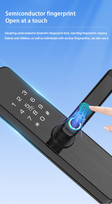 Glomarket Tuya Smart Door Lock Slaapkamer Huis Digitaal Biometrisch Vingerafdruk Intelligent Handle Elektronisch slot