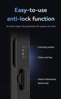 Glomarket Beveiliging Cerradura Inteligente Beveiliging Home Automatische Elektrische Wifi Vingerafdruk Digitaal Tuya Smart Door Lock