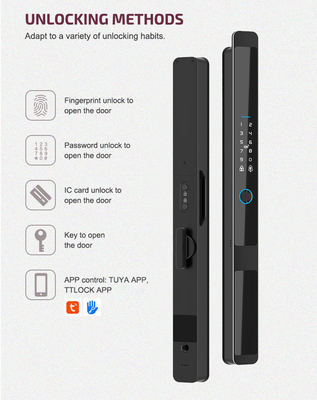 Glomarket Beveiliging Cerradura Inteligente Beveiliging Home Automatische Elektrische Wifi Vingerafdruk Digitaal Tuya Smart Door Lock