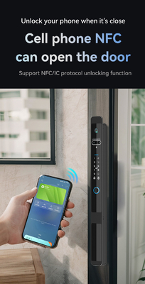 Glomarket Beveiliging Cerradura Inteligente Beveiliging Home Automatische Elektrische Wifi Vingerafdruk Digitaal Tuya Smart Door Lock