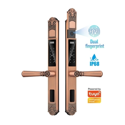 Glomarket Hof Villa Poort slot Hoge beveiliging Waterdicht Intelligent Dual Fingerprint Password Smart Lock