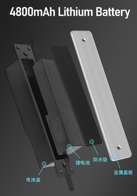Glomarket Hof Villa Poort slot Hoge beveiliging Waterdicht Intelligent Dual Fingerprint Password Smart Lock