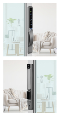Glomarket Outdoor Electric Sleutelloze 3D gezichtsherkenning Tuya Digitale wachtwoordkaart Deur slot Waterdicht Vingerafdruk Smart Lock