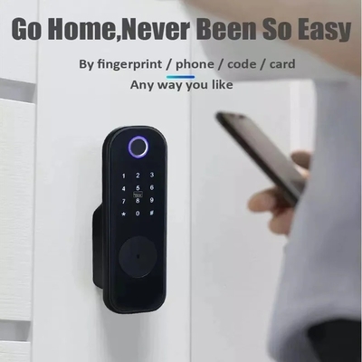 Glomarket Appartement Tuya Smart Door Lock Anti Theft Digitaal wachtwoord Ttlock App Control Gate Dubbel Smart Rim Fingerprint Lock