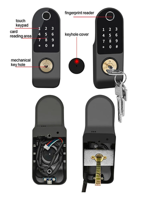 Glomarket Tuya Waterdicht Digitaal TTLock Afstandsloten Dubbelzijdig Vingerafdruk Smart Lock