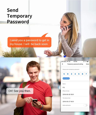 Glomarket Tuya Waterdicht Digitaal TTLock Afstandsloten Dubbelzijdig Vingerafdruk Smart Lock
