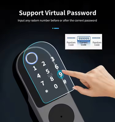 Glomarket Tuya Waterdicht Digitaal TTLock Afstandsloten Dubbelzijdig Vingerafdruk Smart Lock