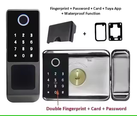 Glomarket Tuya Waterdicht Digitaal TTLock Afstandsloten Dubbelzijdig Vingerafdruk Smart Lock