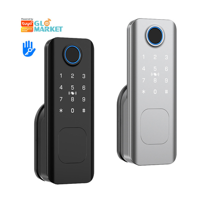 Glomarket Outdoor Security Intelligente digitale sleutel vingerafdruk wachtwoord Smart Rim Door Lock For Gate Voordeur