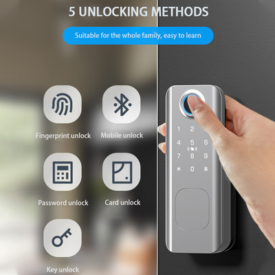 Glomarket Outdoor Security Intelligente digitale sleutel vingerafdruk wachtwoord Smart Rim Door Lock For Gate Voordeur