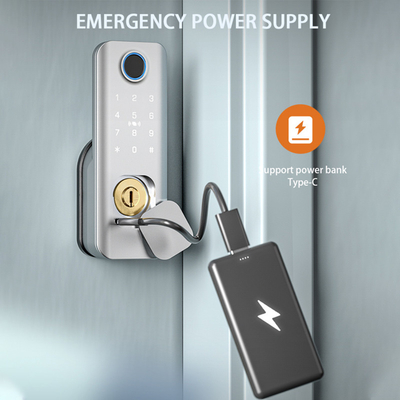 Glomarket Outdoor Security Intelligente digitale sleutel vingerafdruk wachtwoord Smart Rim Door Lock For Gate Voordeur