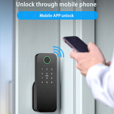 Glomarket Outdoor Elektronisch slimme vingerafdruk wachtwoord Digitaal slot Tuya Ttlock Slimme deur slot
