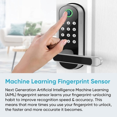Glomarket Smart Home Security Digitaal slot Tuya Wifi Sleutelloze vingerafdruk Biometrische intelligente deur slot