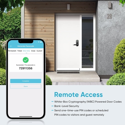 Glomarket Smart Home Security Digitaal slot Tuya Wifi Sleutelloze vingerafdruk Biometrische intelligente deur slot