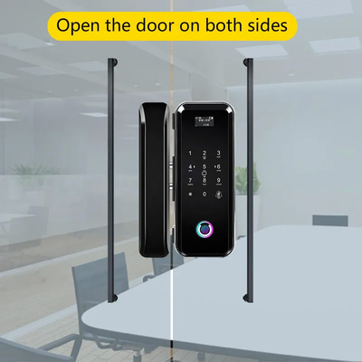 Glomarket Smart Tuya Wifi Glass Door Lock Vingerafdruk Digitaal toetsenbord wachtwoord slot Intelligente koppeling Remote ontgrendeling