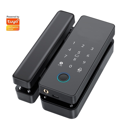 Glomarket Tuya Smart Glass Door Lock Biometrische vingerafdruk BLE Smart Electronic Lock Voor kantoor Glasdeur