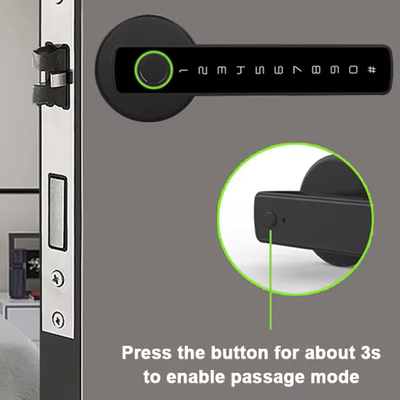 Glomarket Tuya Ble Smart Lock Veiligheid Elektronisch Sleutelloos Smart Door Handle Lock Indoor Room Lock