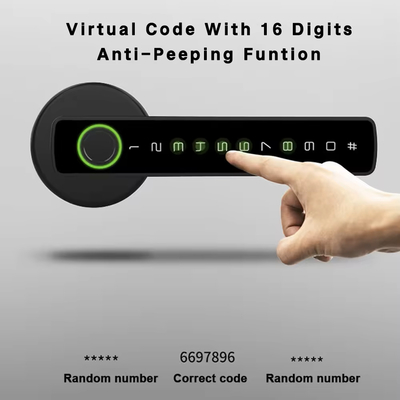Glomarket Tuya Ble Smart Lock Veiligheid Elektronisch Sleutelloos Smart Door Handle Lock Indoor Room Lock