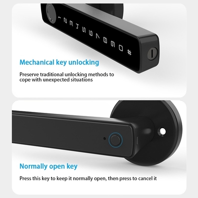 Glomarket Tuya Ble Smart Lock Veiligheid Elektronisch Sleutelloos Smart Door Handle Lock Indoor Room Lock