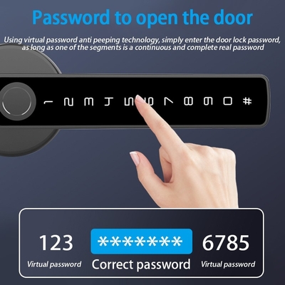 Glomarket Tuya Ble Smart Lock Veiligheid Elektronisch Sleutelloos Smart Door Handle Lock Indoor Room Lock