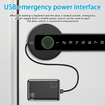Glomarket Tuya Ble Smart Lock Veiligheid Elektronisch Sleutelloos Smart Door Handle Lock Indoor Room Lock