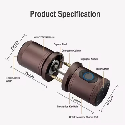 Glomarket New Style Tuya App Control Smart Lock Door Fingerprint Password Huis Hotel Appartement Elektronisch Smart Door Knob Lock