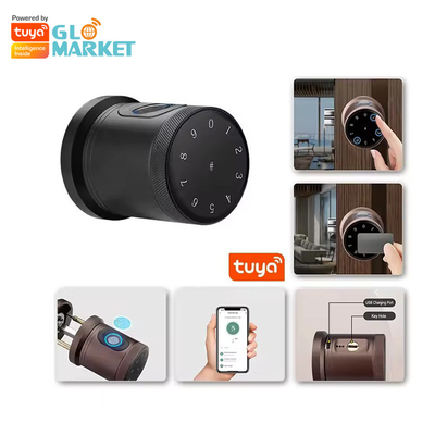 Glomarket New Style Tuya App Control Smart Lock Door Fingerprint Password Huis Hotel Appartement Elektronisch Smart Door Knob Lock