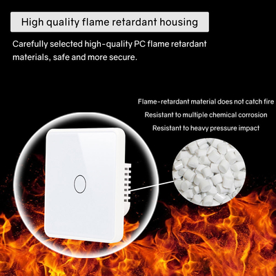 Glomarket Smart EU/UK 1-4Gang Wand Schakelaar WIFI/Zigbee Glass Panel Light Schakelaar Tuya Smart Schakelaar Met Google Alexa