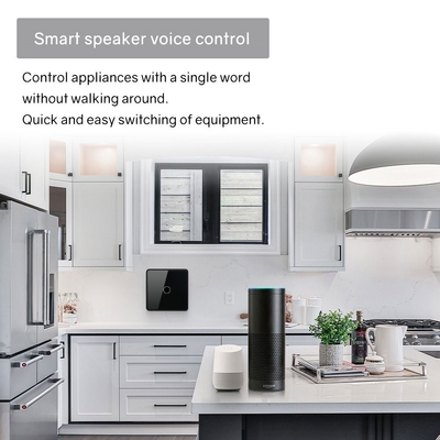 Glomarket Smart EU/UK 1-4Gang Wand Schakelaar WIFI/Zigbee Glass Panel Light Schakelaar Tuya Smart Schakelaar Met Google Alexa