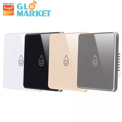 Glomarket Tuya Smart Glass Touch Button Wifi Smart Boiler Switch Alexa Voice Control EU Standaard Boiler Schakelaar