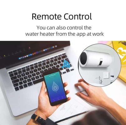 Glomarket Smart Home Remote Voice Control Touch Panel Waterverwarmer Schakelaar Tuya Wireless Wifi Boiler Schakelaar