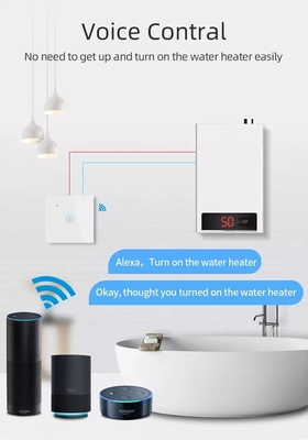Glomarket Smart Home Remote Voice Control Touch Panel Waterverwarmer Schakelaar Tuya Wireless Wifi Boiler Schakelaar