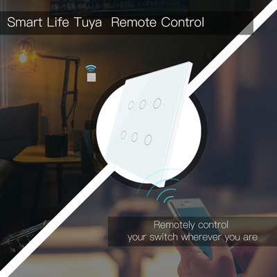 Glomarket Smart Wifi Brazilië 118*124 Switch Werken met Google Alexa Assistant Tuya Smart Light Switch voor thuis