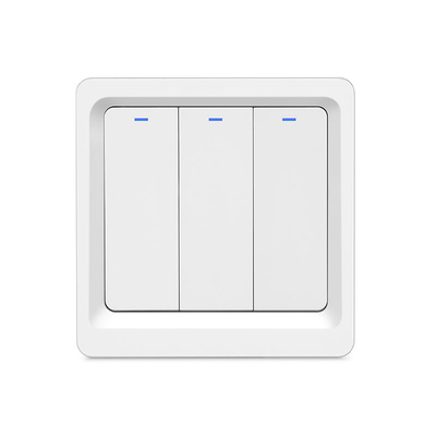 Glomarket Tuya WiFi Zigbee Smart Light Switch Push Button Wall Switch 1/2/3 Gang Werken met Alexa Google Home