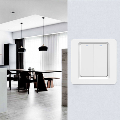 Glomarket Tuya WiFi Zigbee Smart Light Switch Push Button Wall Switch 1/2/3 Gang Werken met Alexa Google Home