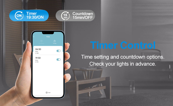 Glomarket Tuya Wifi Smart Wall Light Switch 1/2/3 Gang Support Voice/app/touch Control Met Temperatuur Display Screen