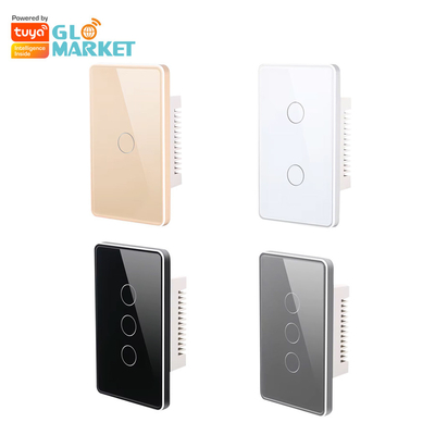 Glomarket Tuya Smart Switch Wifi US Elektrische wandschakelaar Google Home Alexa Light Lamp Touch Switch App-bediening