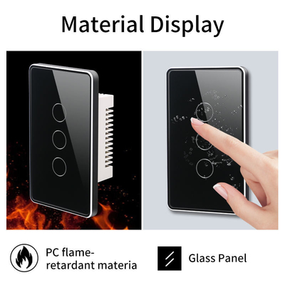 Glomarket Tuya Smart Switch Wifi US Elektrische wandschakelaar Google Home Alexa Light Lamp Touch Switch App-bediening