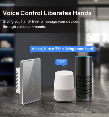 Glomarket Tuya Smart Switch Wifi US Elektrische wandschakelaar Google Home Alexa Light Lamp Touch Switch App-bediening