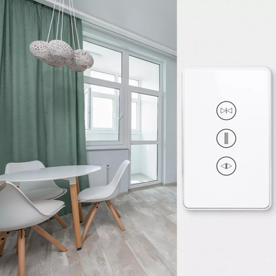 Glomarket ons Standaard van de het Gordijnschakelaar van Tuya Wifi Slimme van de de Aanrakingsknoop van de de Stemcontrole Slimme het Blindschakelaar Alexa Google Home