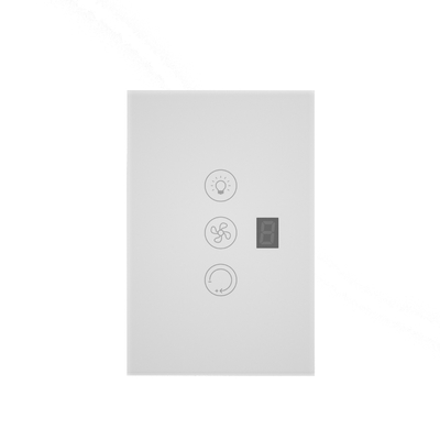 Glomarket Tuya Wifi Smart Fan Switch Tuya Smart Switch Fan Speed Light On Off Voice Control Control Switch EU/US Standard