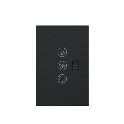 Glomarket Tuya Wifi Smart Fan Switch Tuya Smart Switch Fan Speed Light On Off Voice Control Control Switch EU/US Standard