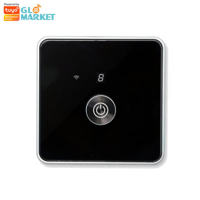 Glomarket Smart Home Dimmer Switch Tuya Zigbee Voice Control Knob Dimming Stel helderheid aan met digitaal display