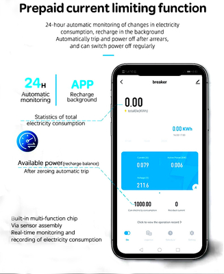 Glomarket Wifi-circuitbreaker Smart Switch Tuya Smart 1p 2p 3p 4p Smart Home System Elektrisch circuit 4P MCB Smart Breaker