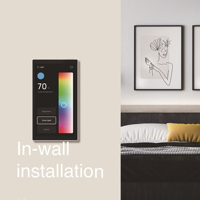 Glomarket Tuya 5 inch Wifi Zigbee Gateway Smart Home Control Panel Multifunctionele Muziek Muur Touch Screen Tuya Center