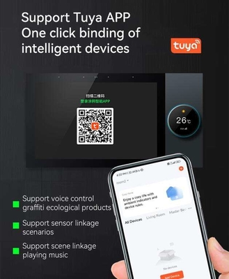 Glomarket Tuya Wifi Smart 7 inch Control Panel Multi-functie Ble Muziek Wand Touch Screen Zigbee Hub Gateway Centrale besturing