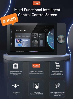 Glomarket 8 inch Tuya Smart WiFi Zigbee Gteway Scene Music Play Multifunctionele Smart Control Panel Centrale Controller
