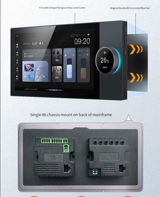 Glomarket Tuya 10 inch Centraal Control Panel Met Muziek 2 Gang Relays 2 Way Speakers Multifunctionele Smart Home Producten